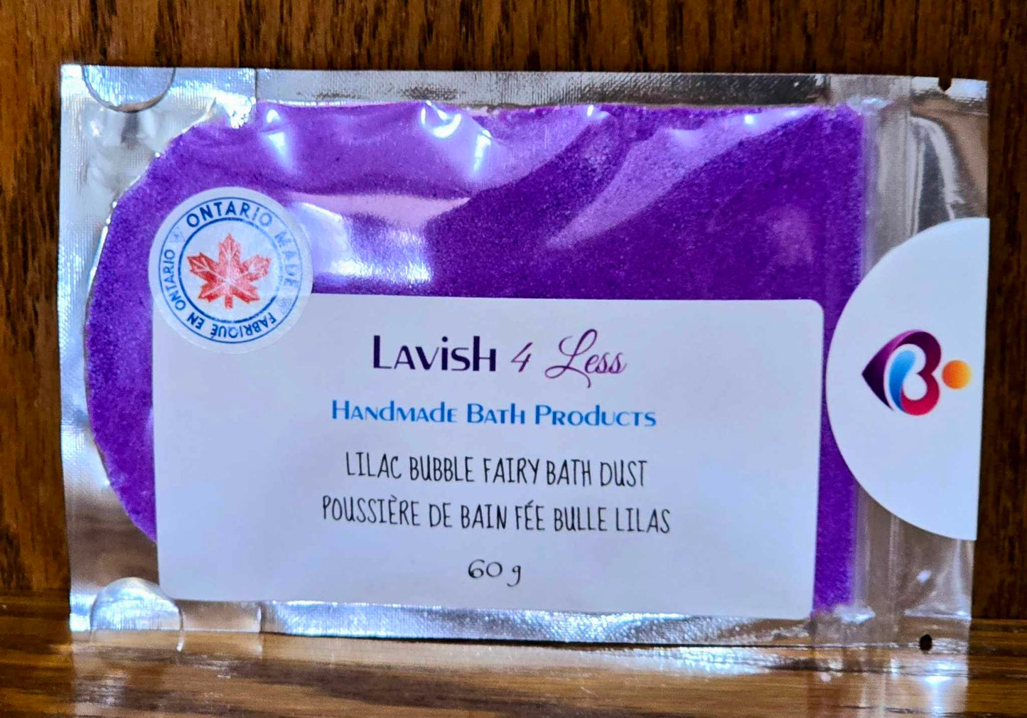 Lilac Bubble Fairy Bath Dust