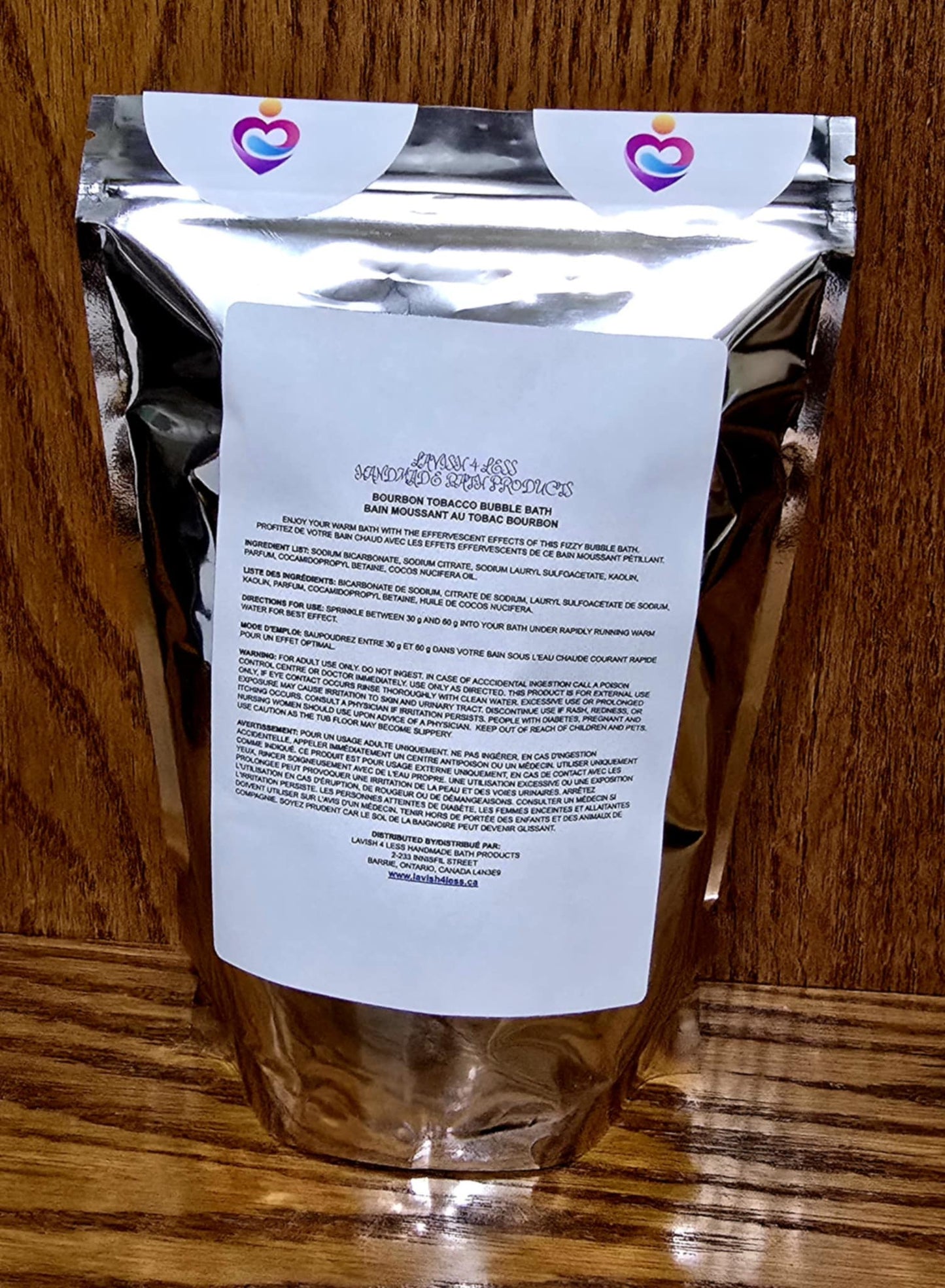 Bourbon Tobacco Bubble Bath