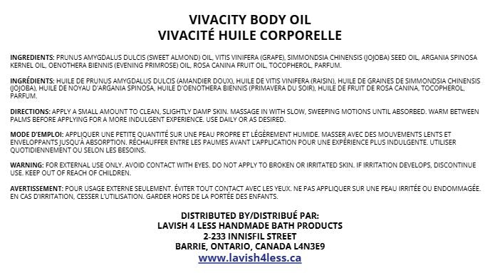 Vivacity Body Oil