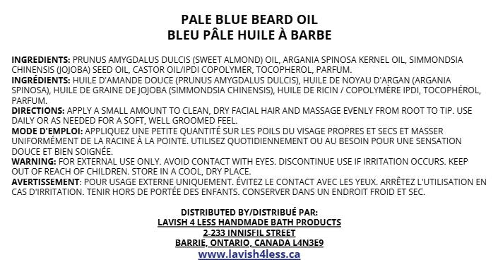 Pale Blue Beard Oil