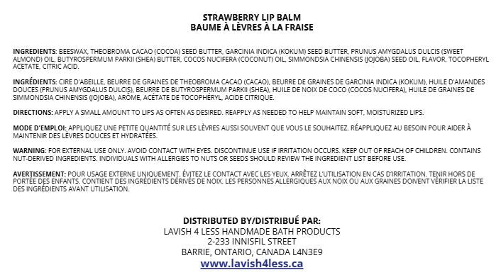 Strawberry Lip Balm