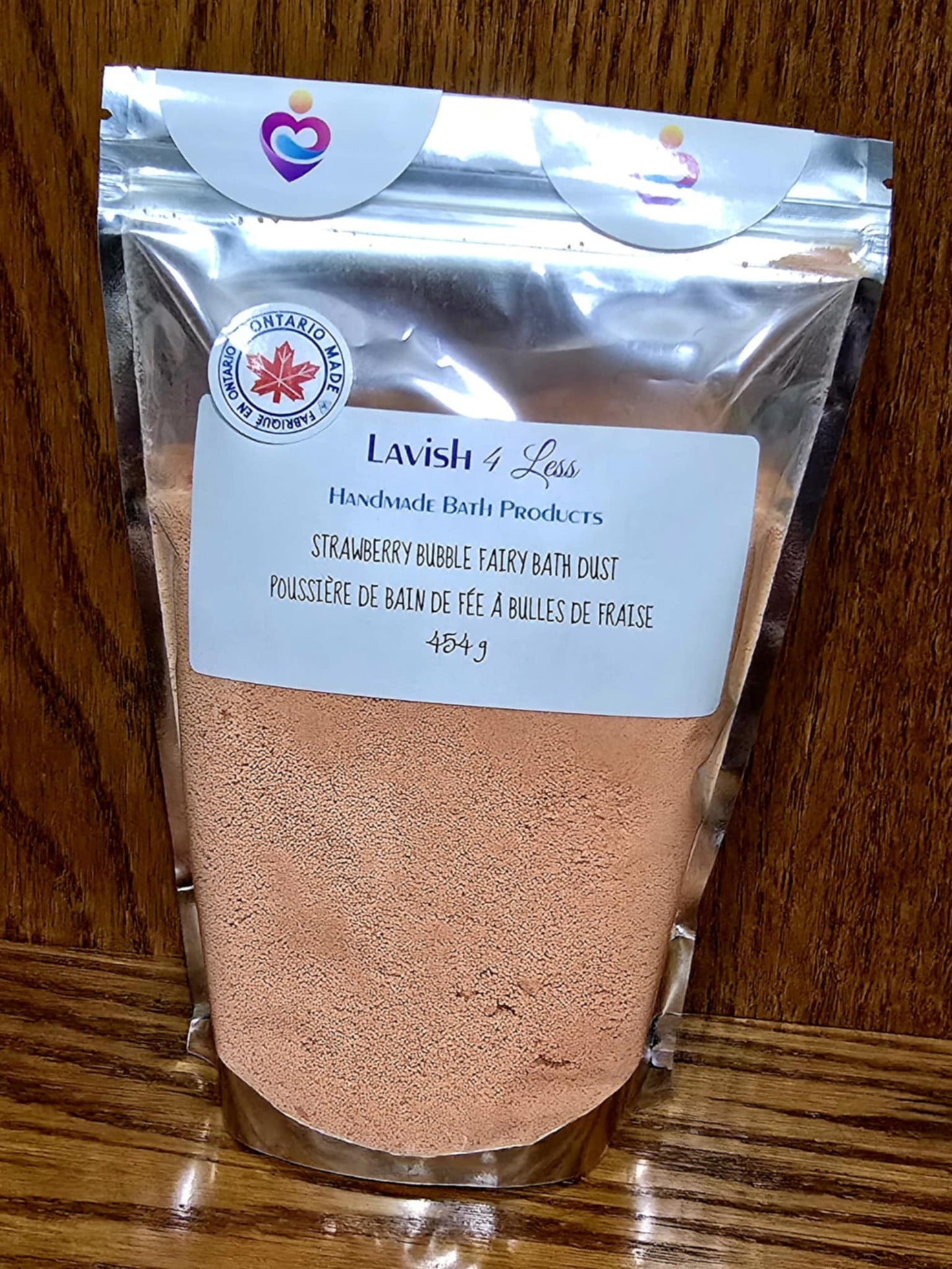 Strawberry Bubble Fairy Bath Dust