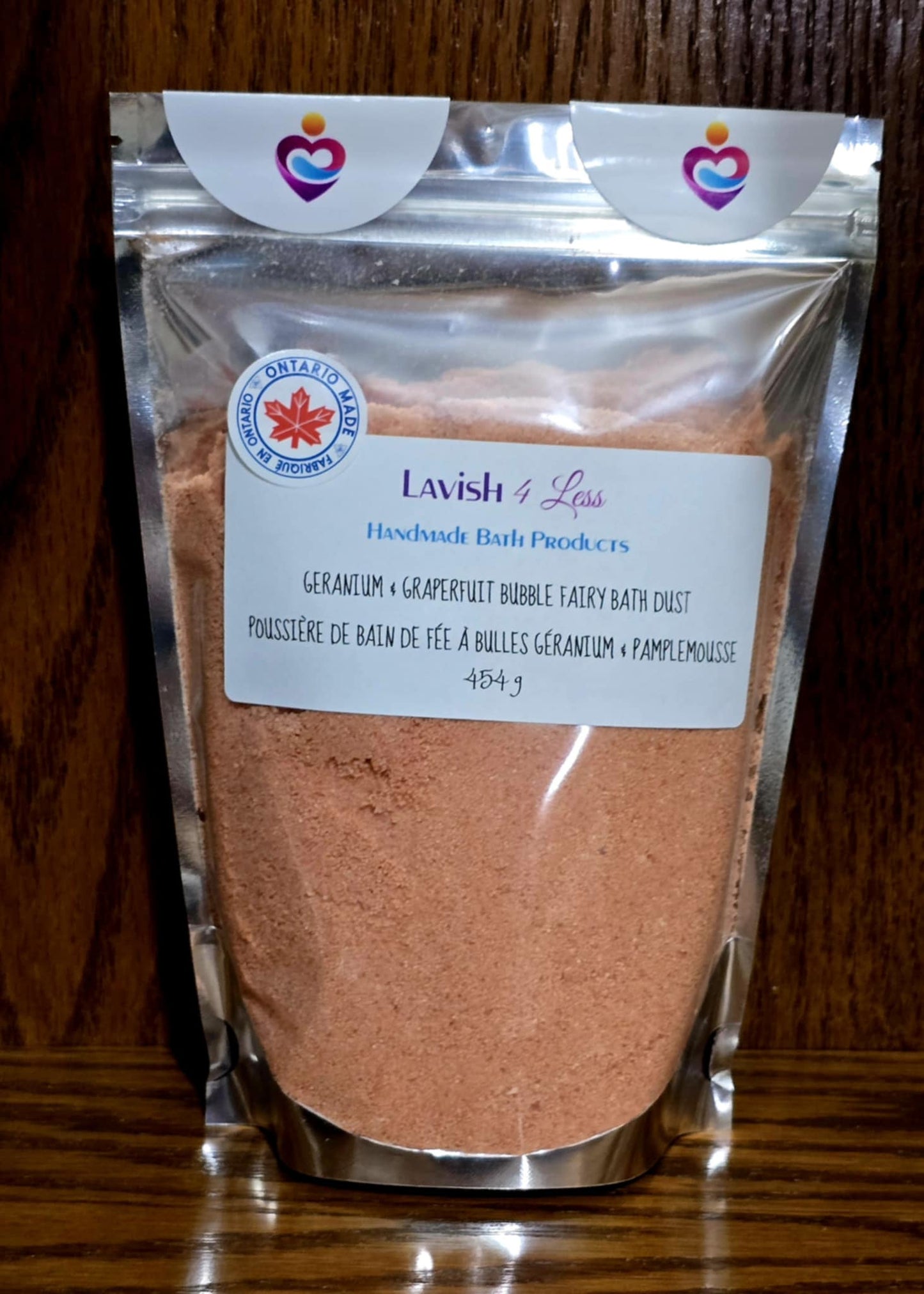 Geranium & Graperfruit Bubble Fairy Bath Dust