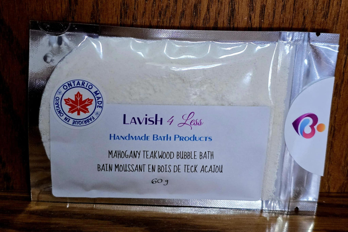 Mahogany & Teakwood Bubble Bath