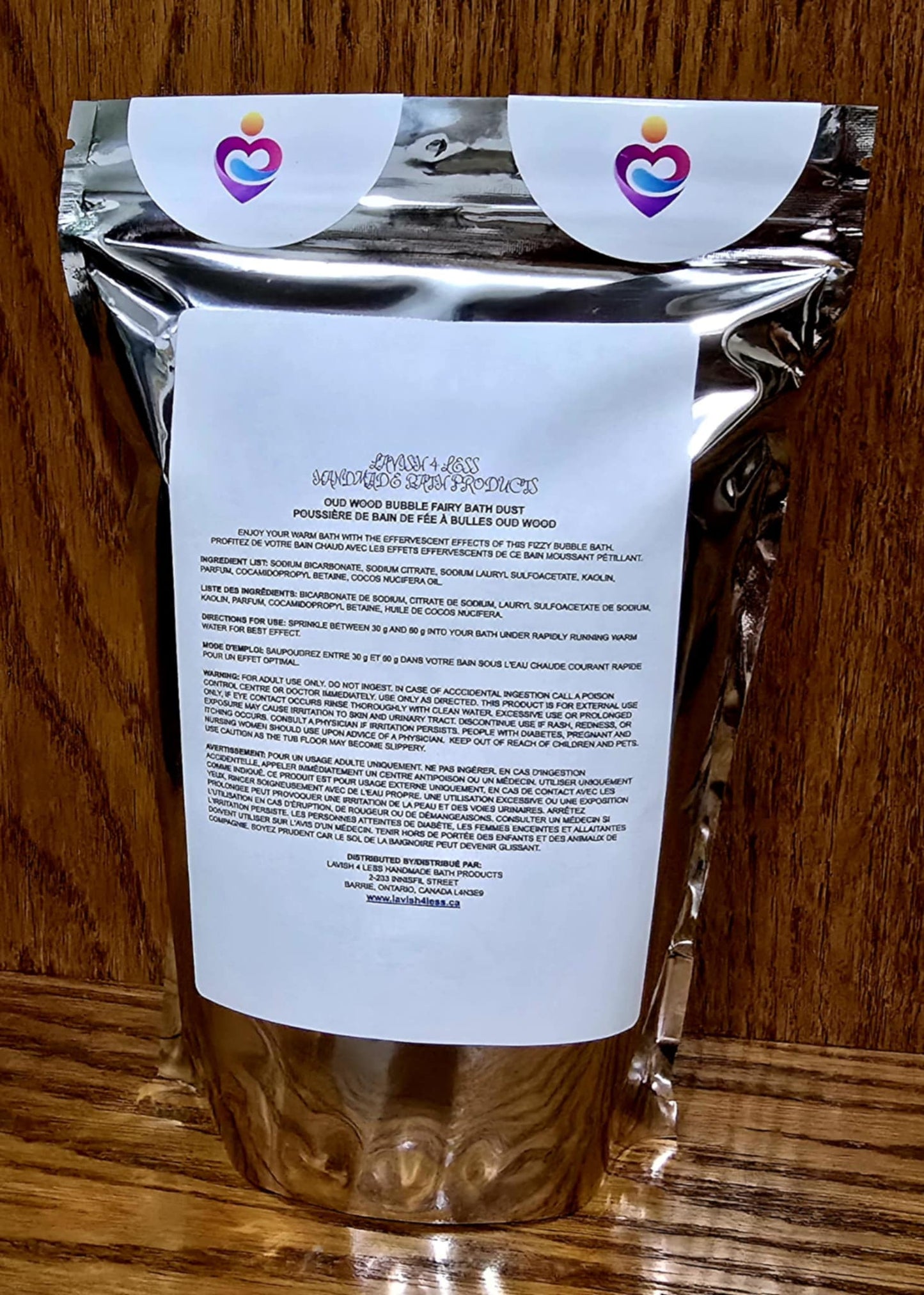 Oud Wood Bubble Fairy Bath Dust