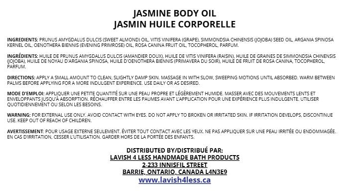 Jasmine Body Oil