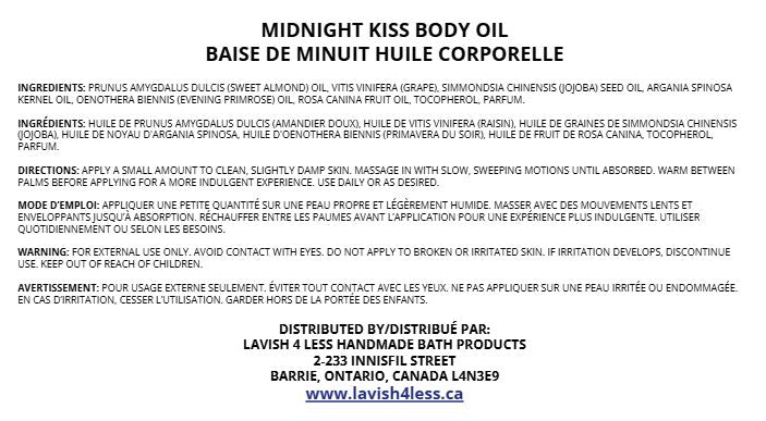 Midnight Kiss Body Oil