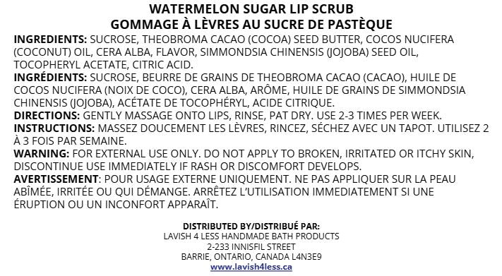 Watermelon Sugar Lip Scrub