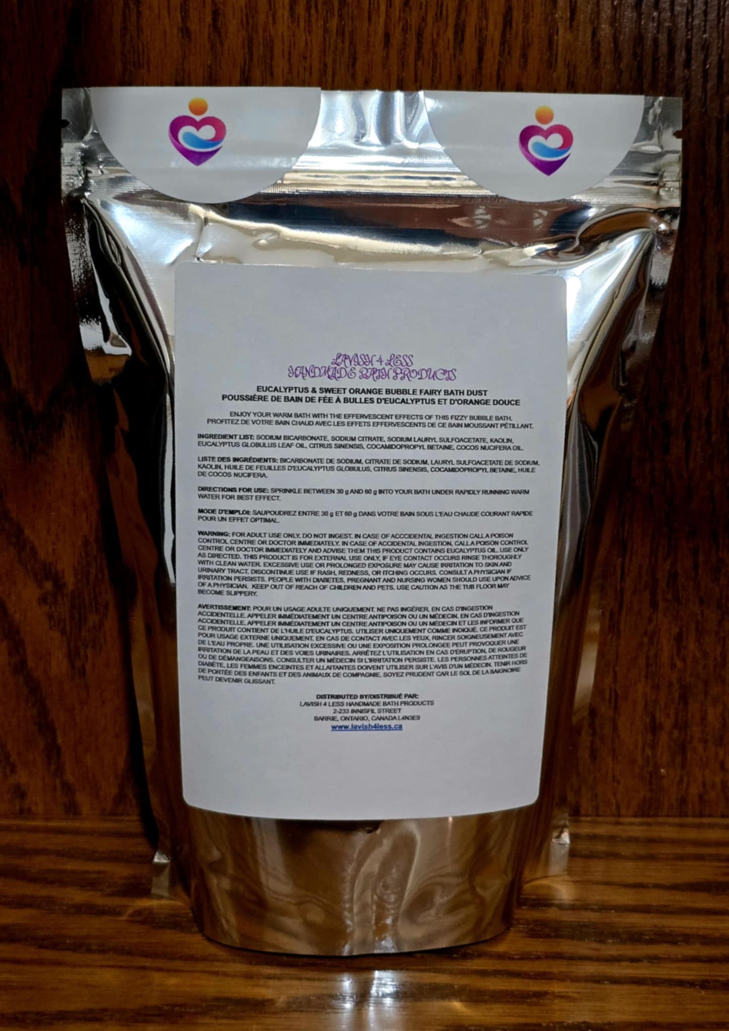 Eucalyptus & Sweet Orange Bubble Fairy Bath Dust