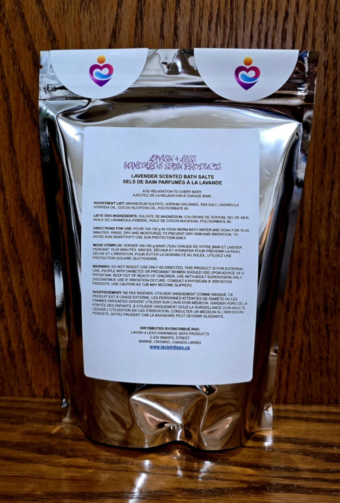 Lavender Scented Bath Salts