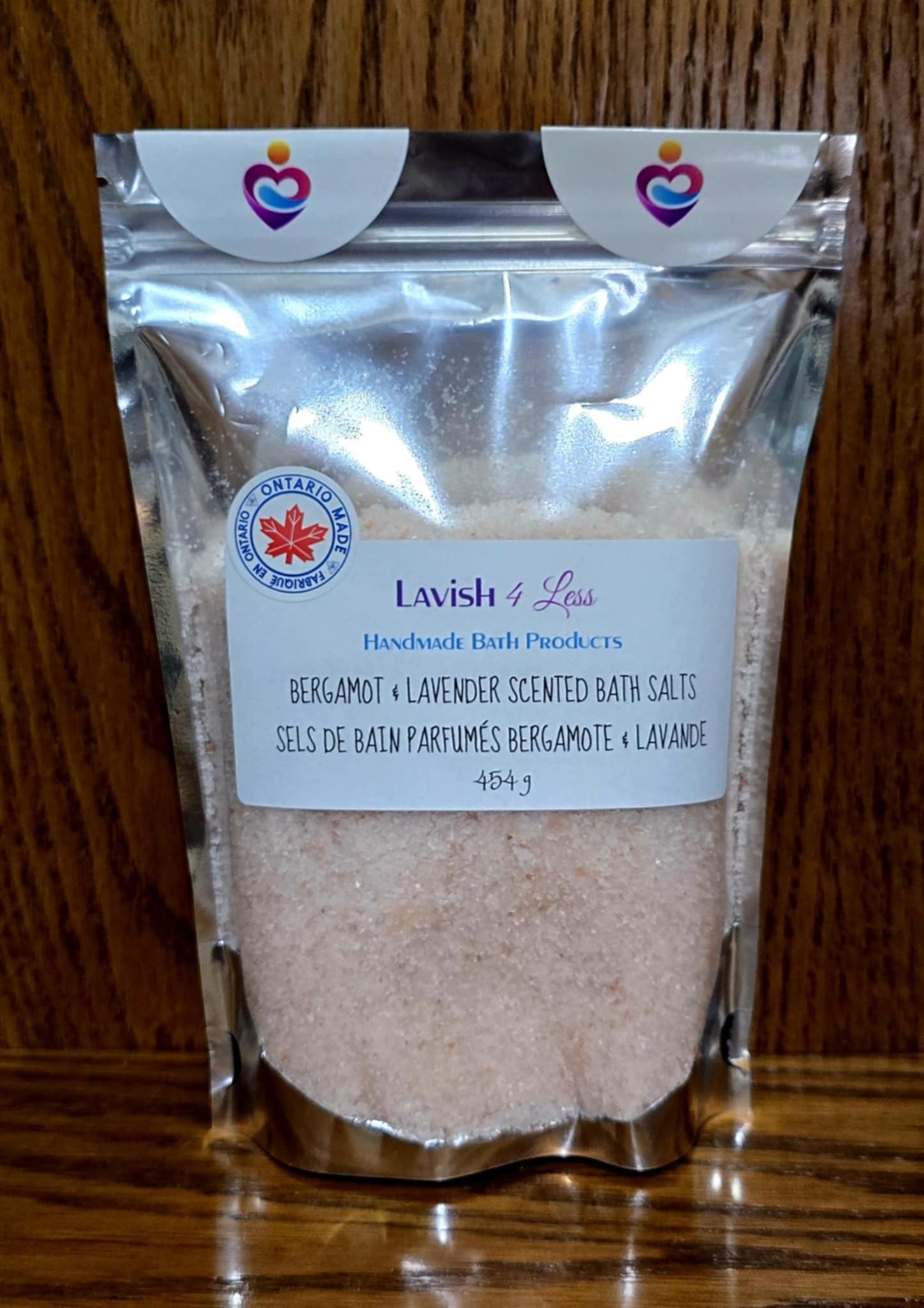 Bergamot & Lavender Scented Bath Salts