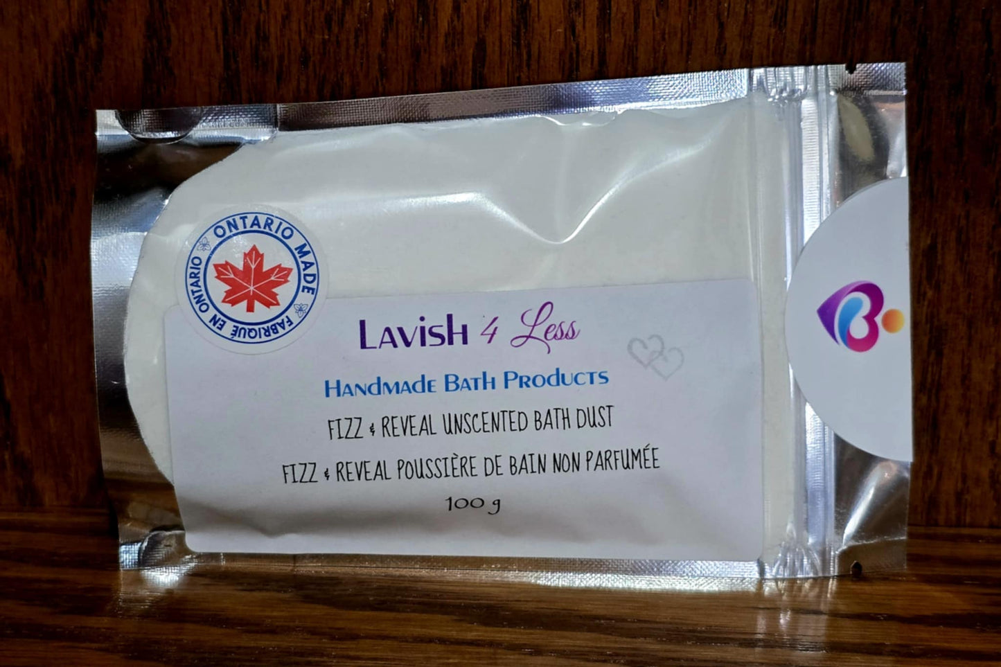 Fizz & Reveal Unscented Bath Dust