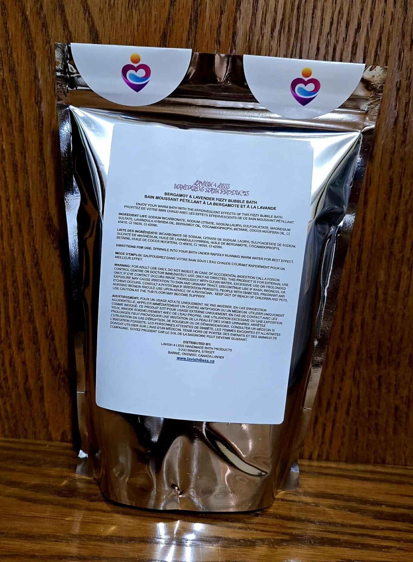 Bergamot & Lavender Fizzy Bubble Bath