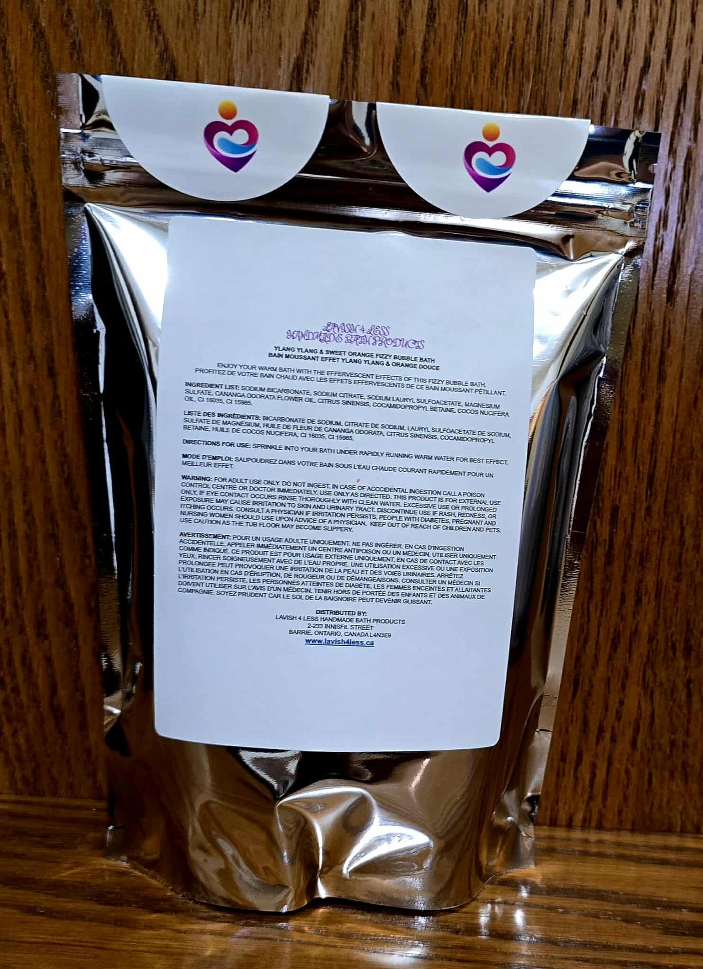 Ylang Ylang & Sweet Orange Fizzy Bubble Bath