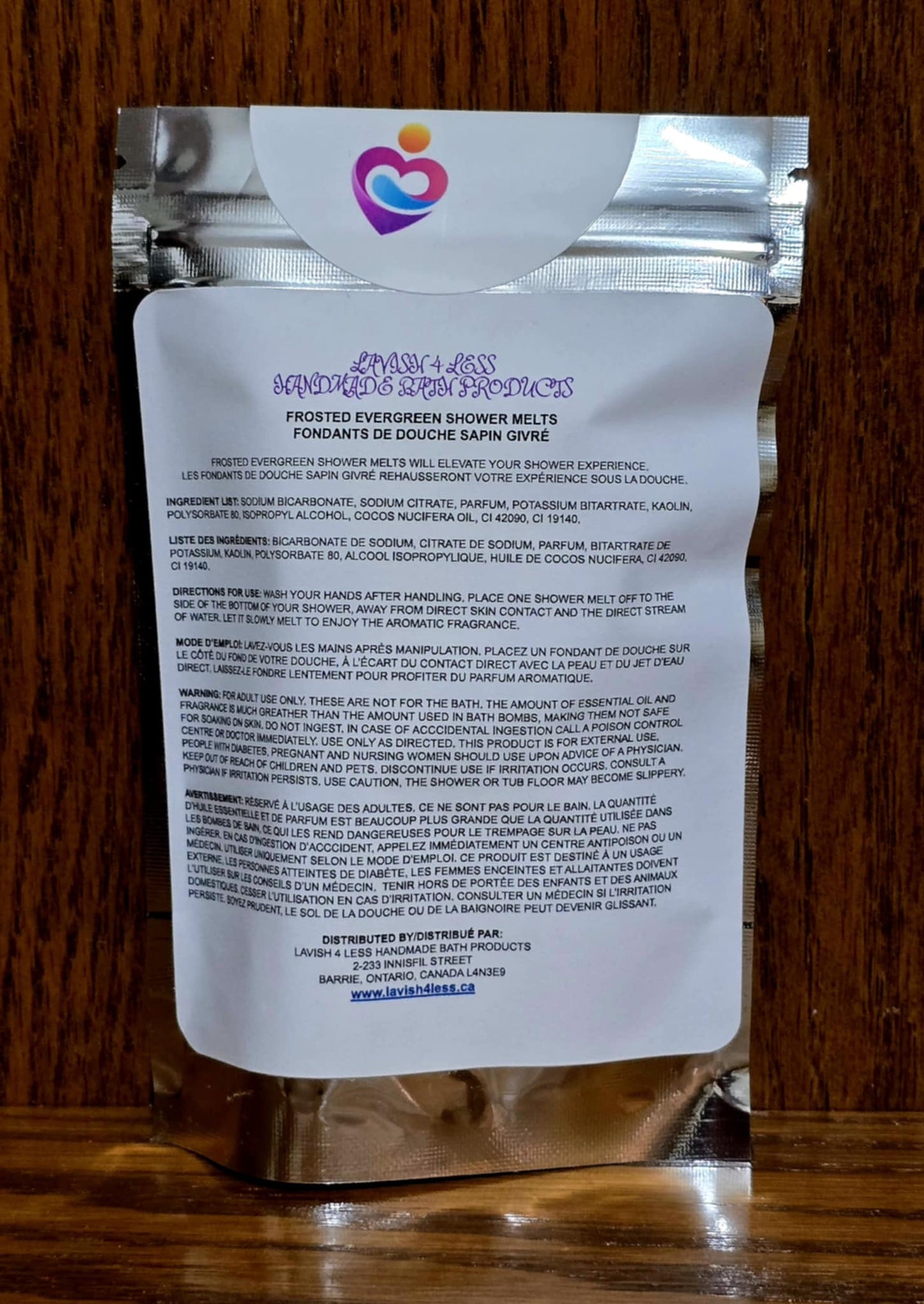 Frosted Evergreen Shower Melts