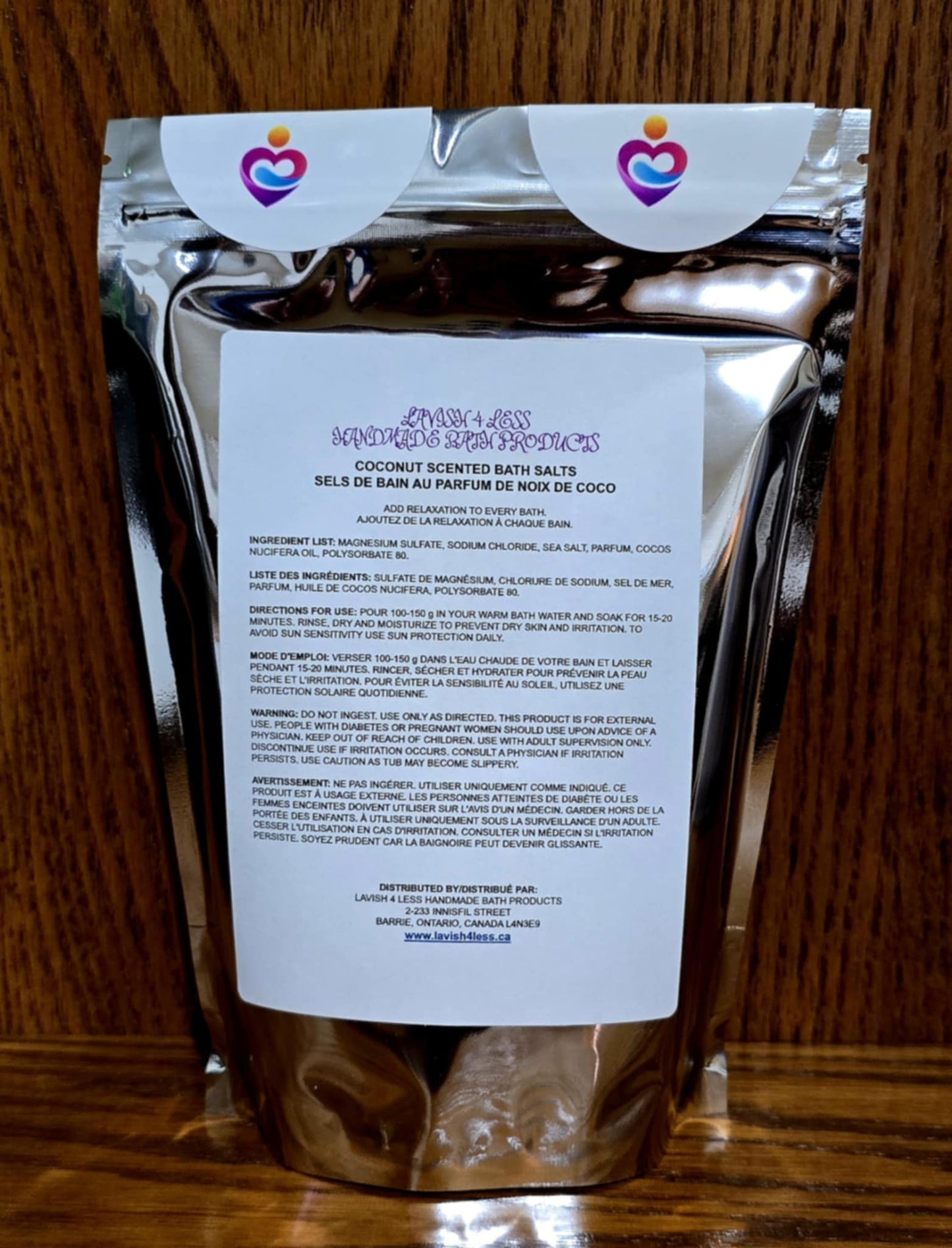 Coconut Scented Bath Salts