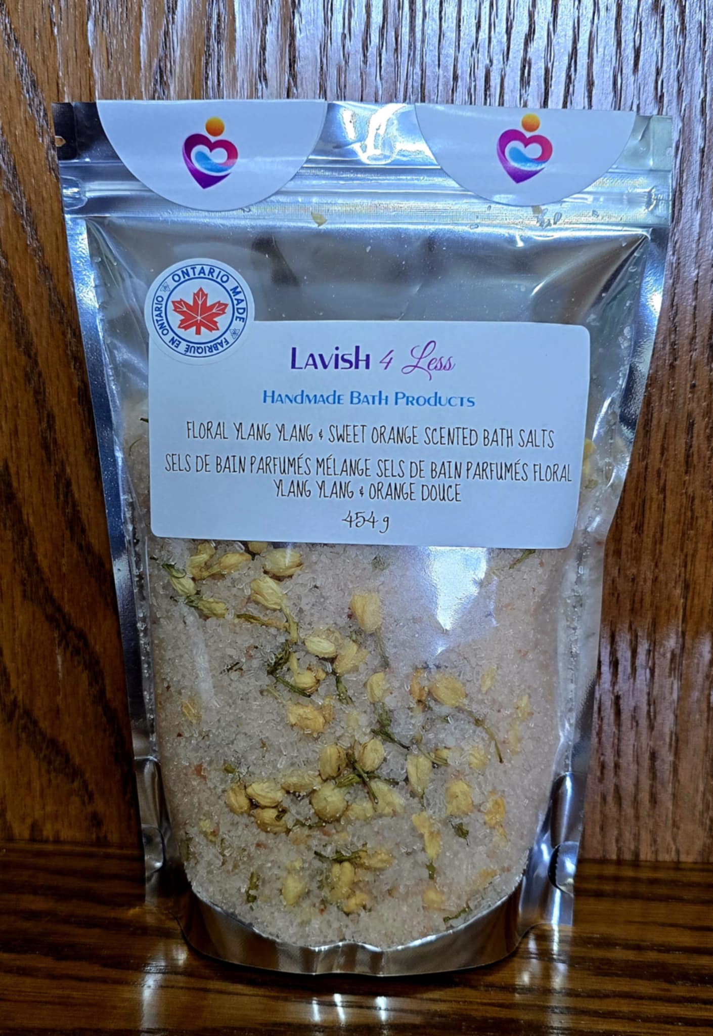 Floral Ylang Ylang & Sweet Orange Scented Bath Salts