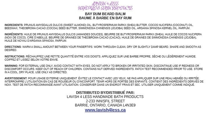 Bay Rum Beard Balm