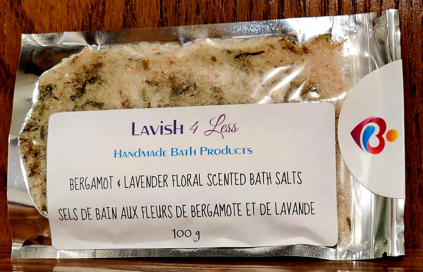 Bergamot & Lavender Floral Scented Bath Salts