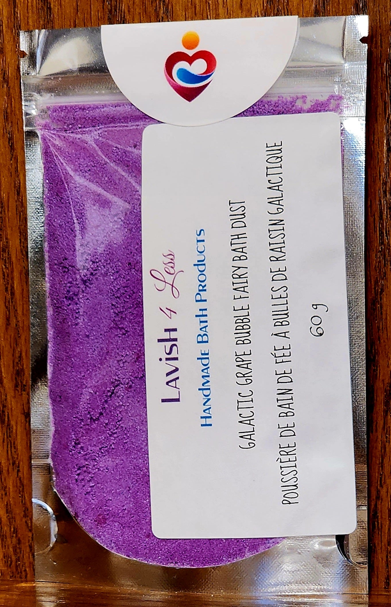 Galactic Grape Bubble Fairy Bath Dust