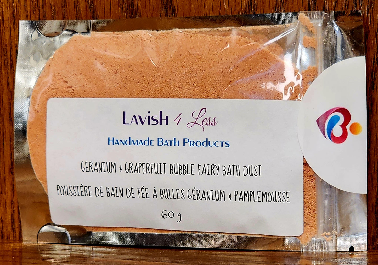 Geranium & Graperfruit Bubble Fairy Bath Dust