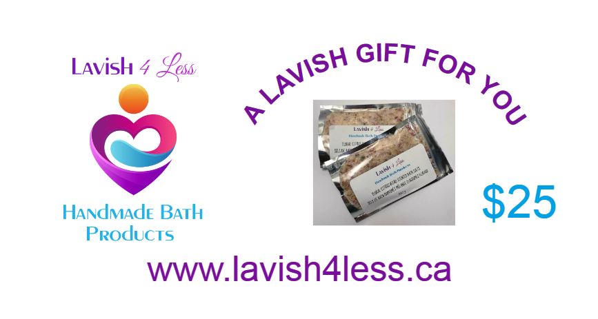 Lavish 4 Less Handmade Bath Products Gift Card