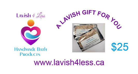 Lavish 4 Less Handmade Bath Products Gift Card