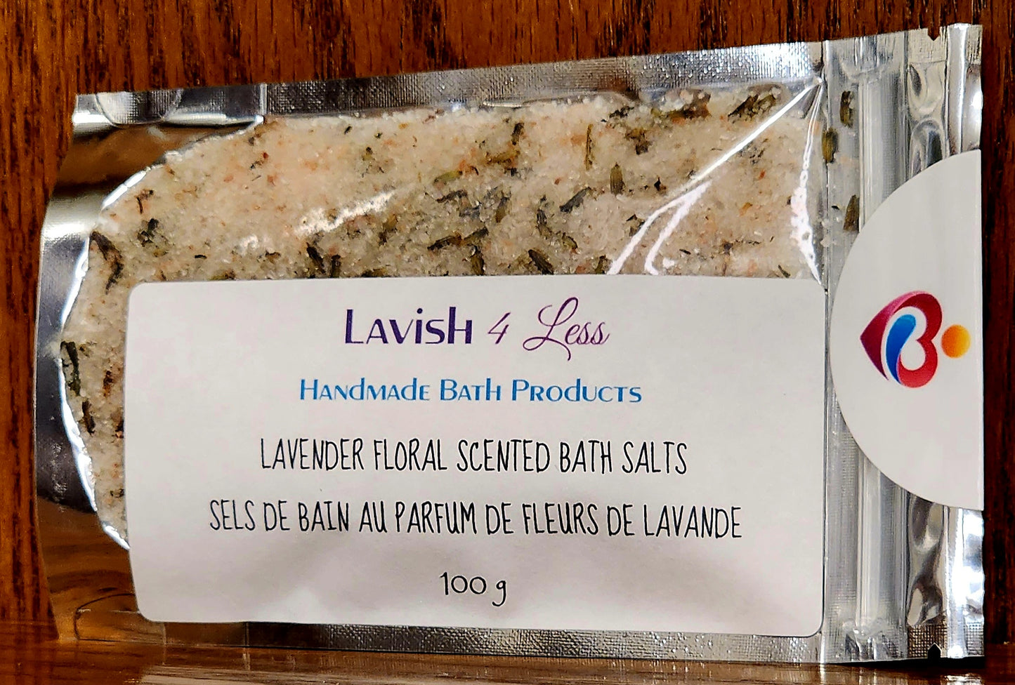 Lavender Floral Scented Bath Salts