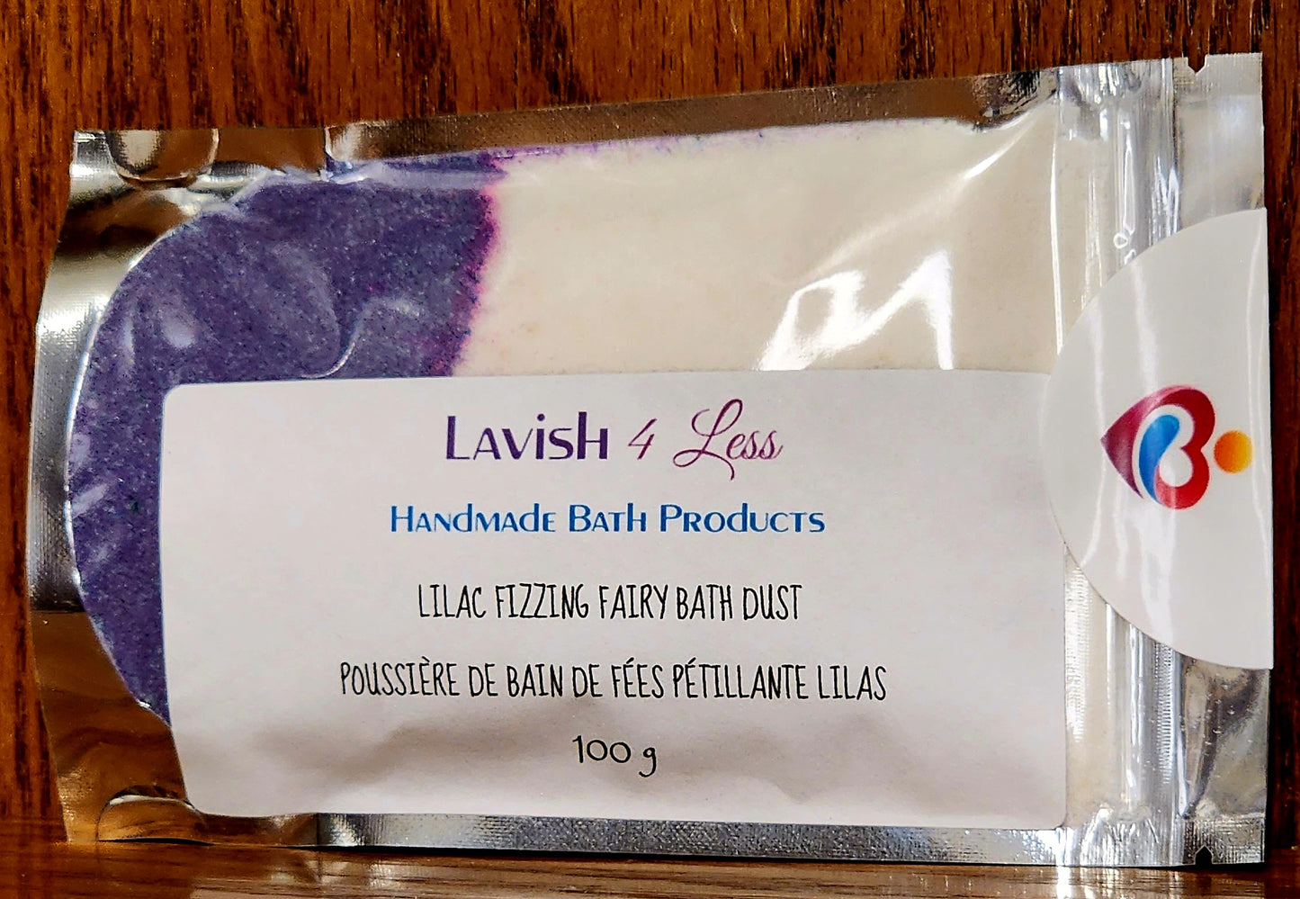 Lilac Fizzing Fairy Bath Dust