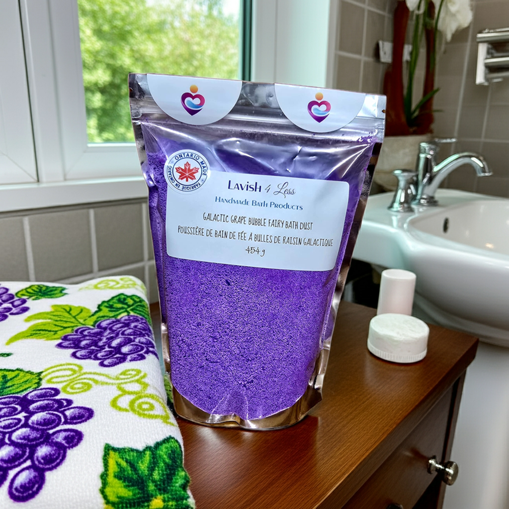 Galactic Grape Bubble Fairy Bath Dust