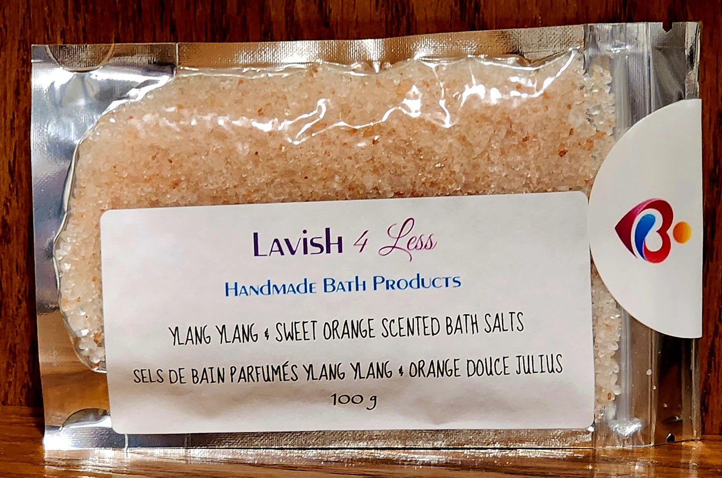 Ylang Ylang & Sweet Orange Scented Bath Salts