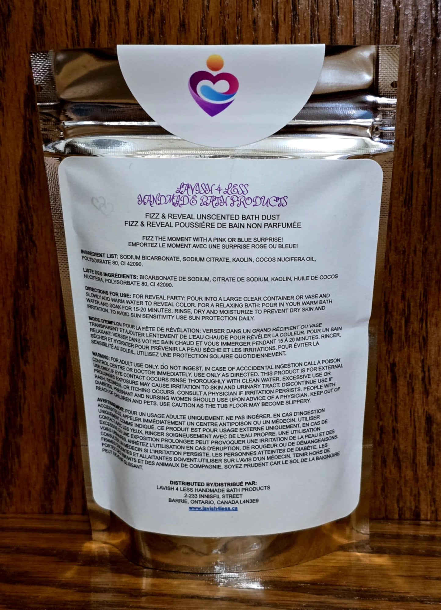 Fizz & Reveal Unscented Bath Dust