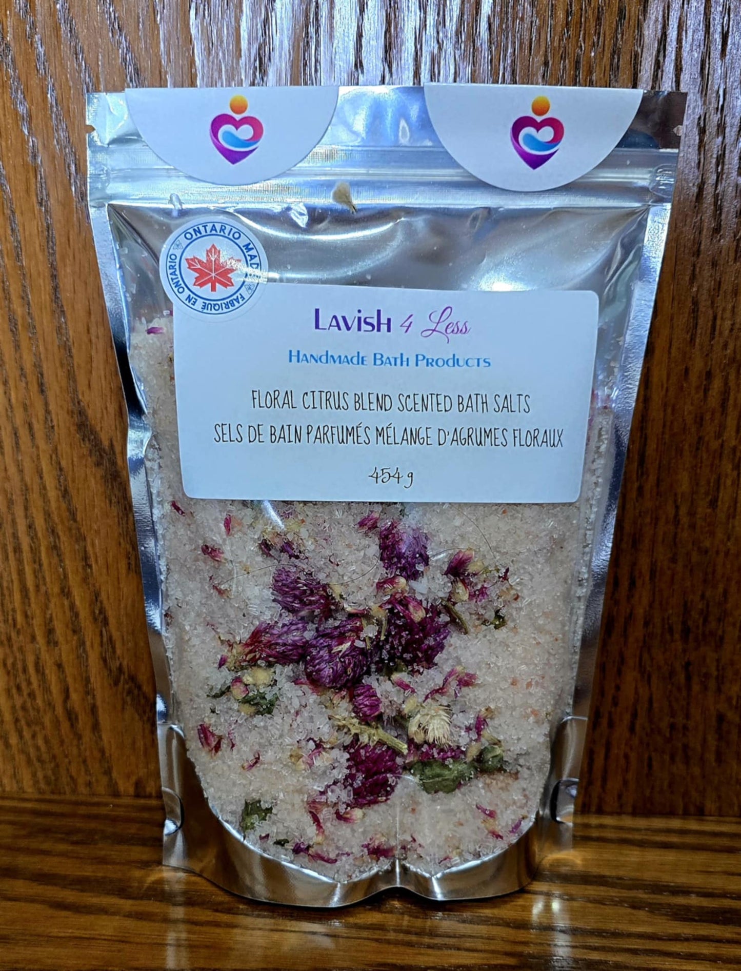 Floral Citrus Blend Scented Bath Salts