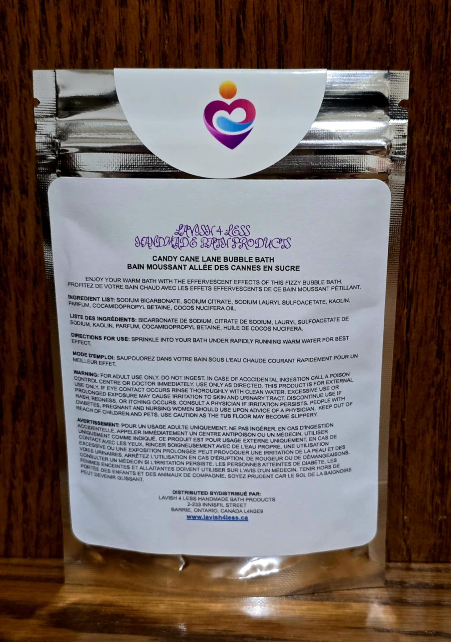 Candy Cane Lane Bubble Bath