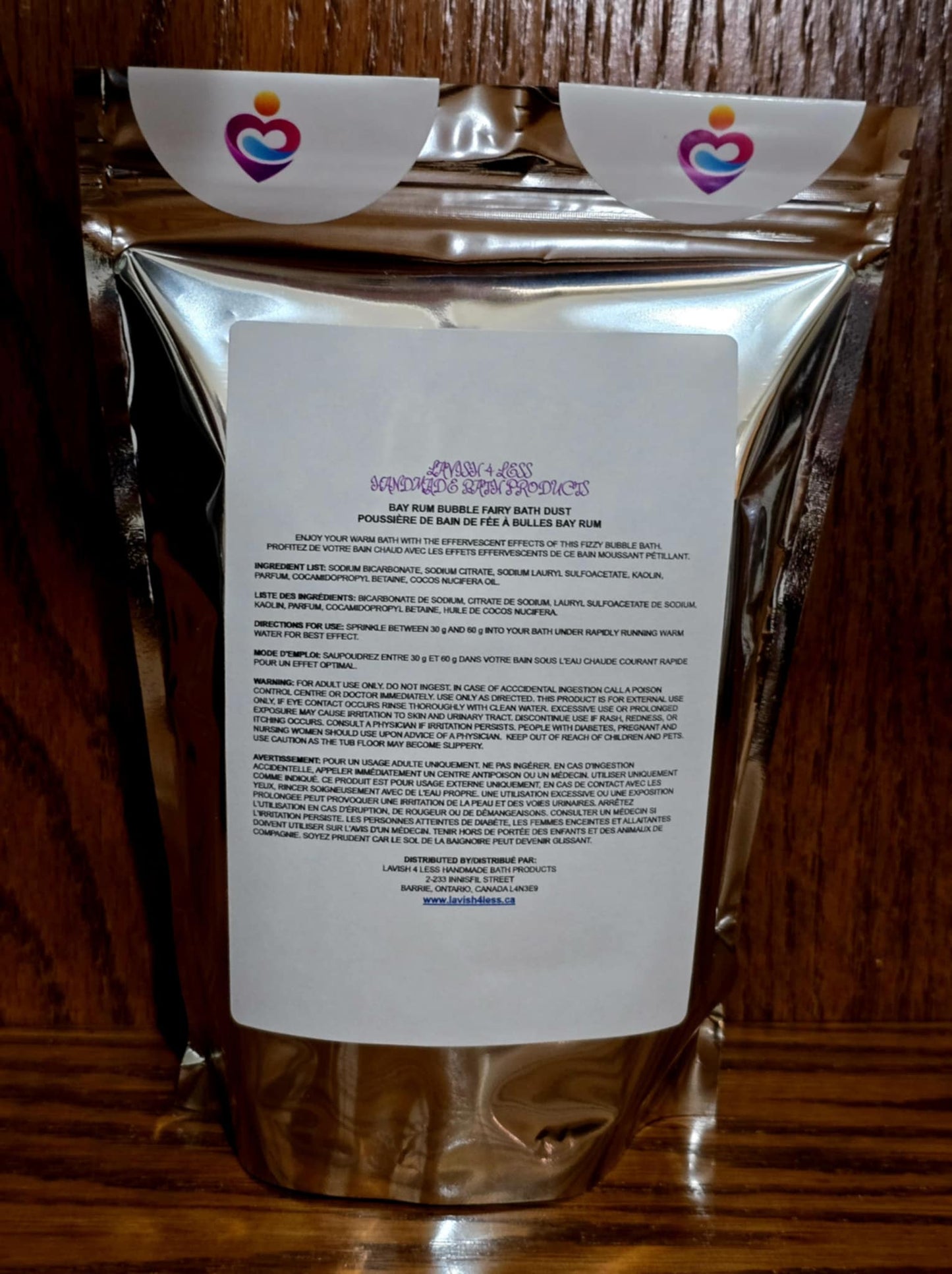 Bay Rum Bubble Fairy Bath Dust