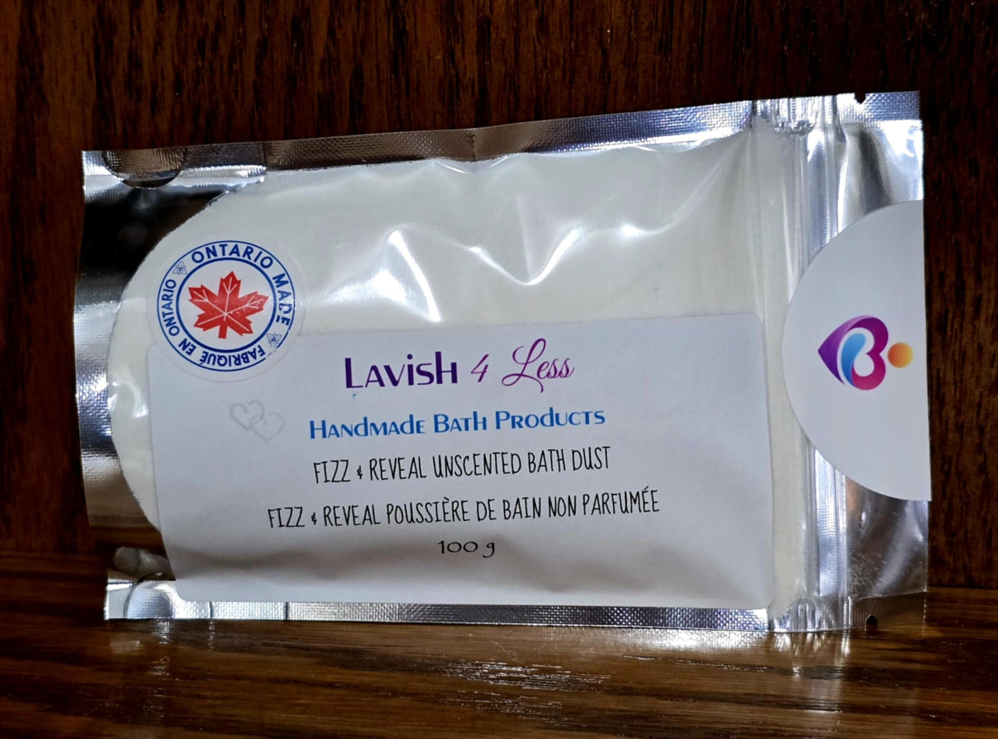 Fizz & Reveal Unscented Bath Dust