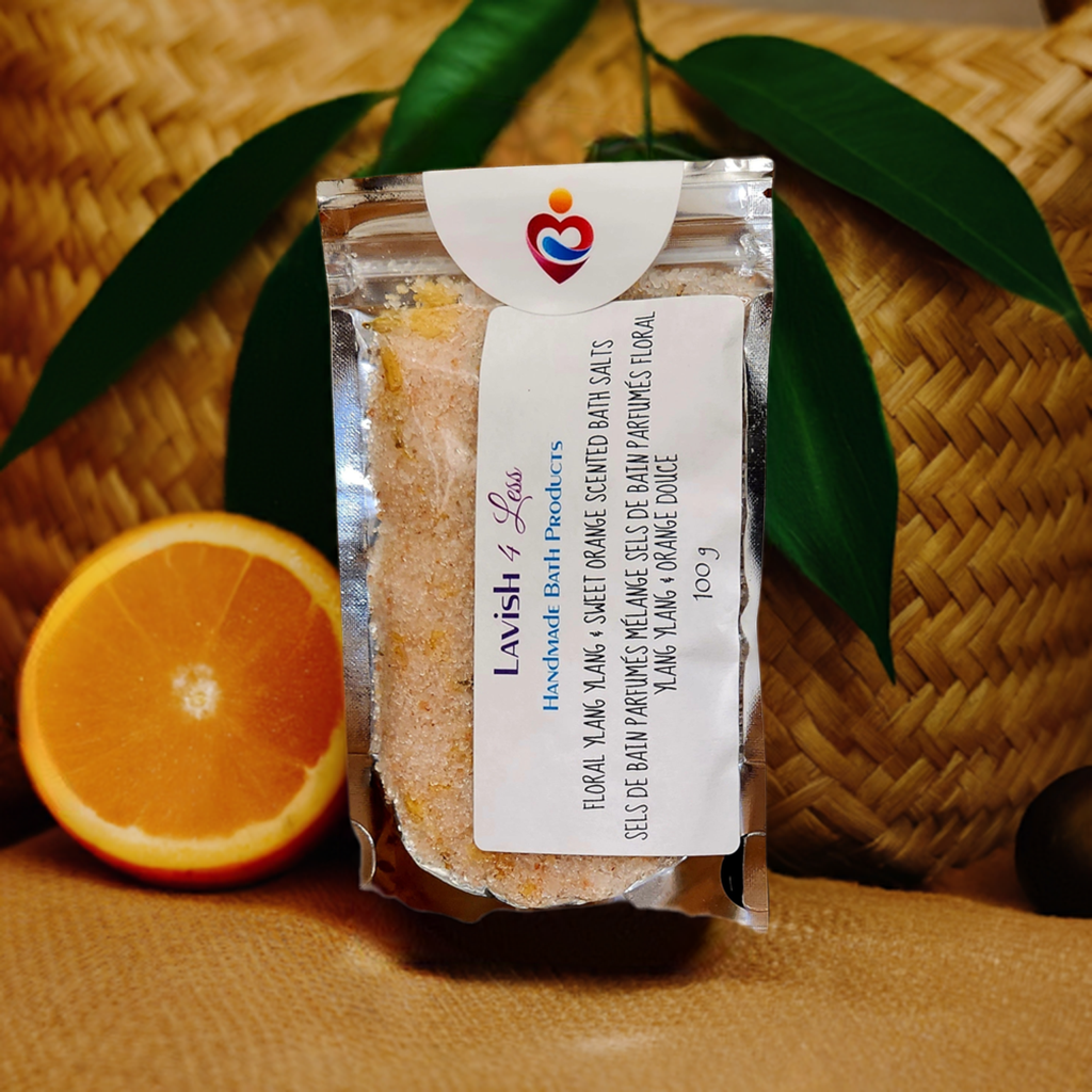 Floral Ylang Ylang & Sweet Orange Scented Bath Salts