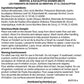 Menthol & Eucalyptus Shower Melts info card showing the full ingredient list, directions for use and safety warnings in English and French and distribution details on a clean white background.