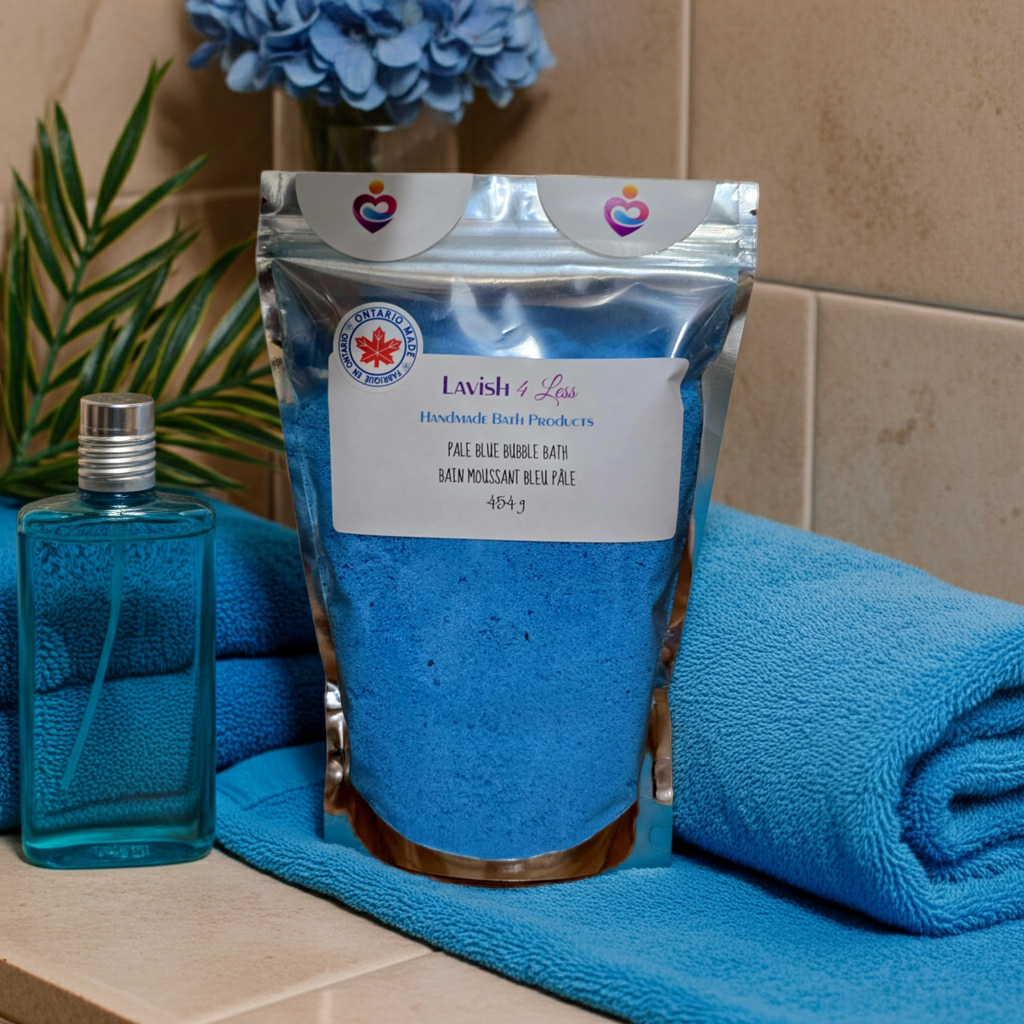 Pale Blue Bubble Bath