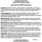 Rosemary Blend Foot Bath label showing ingredients, directions, and warnings for handmade bath product.