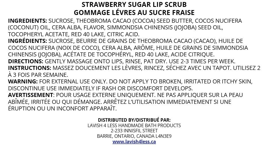 Strawberry Sugar Lip Scrub