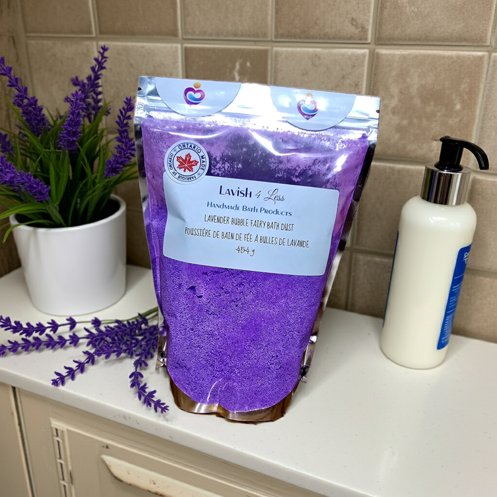 Lavender Bubble Fairy Bath Dust